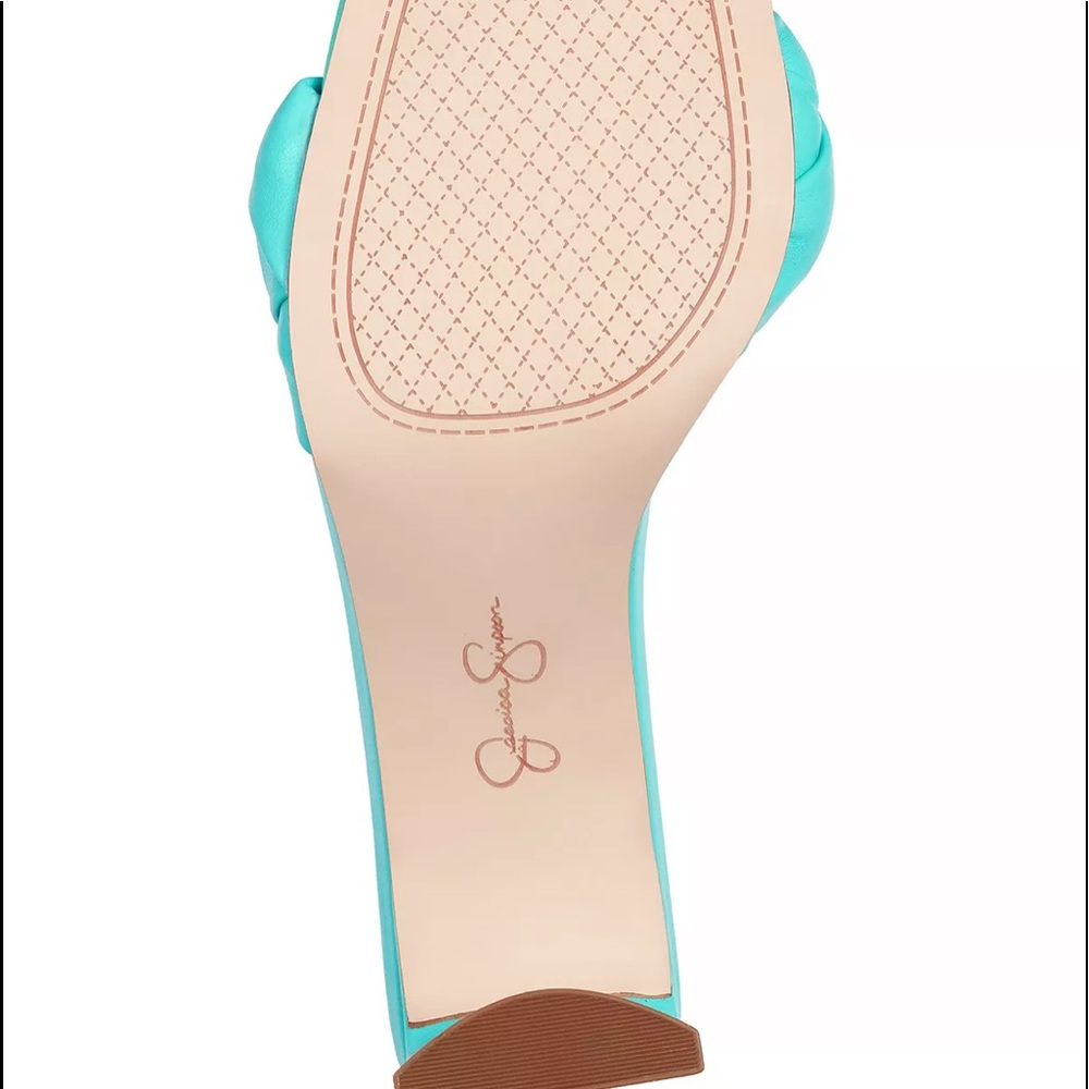 New Jessica Simpson Sassia High Heel Slide in Aqua - Picture 7 of 16